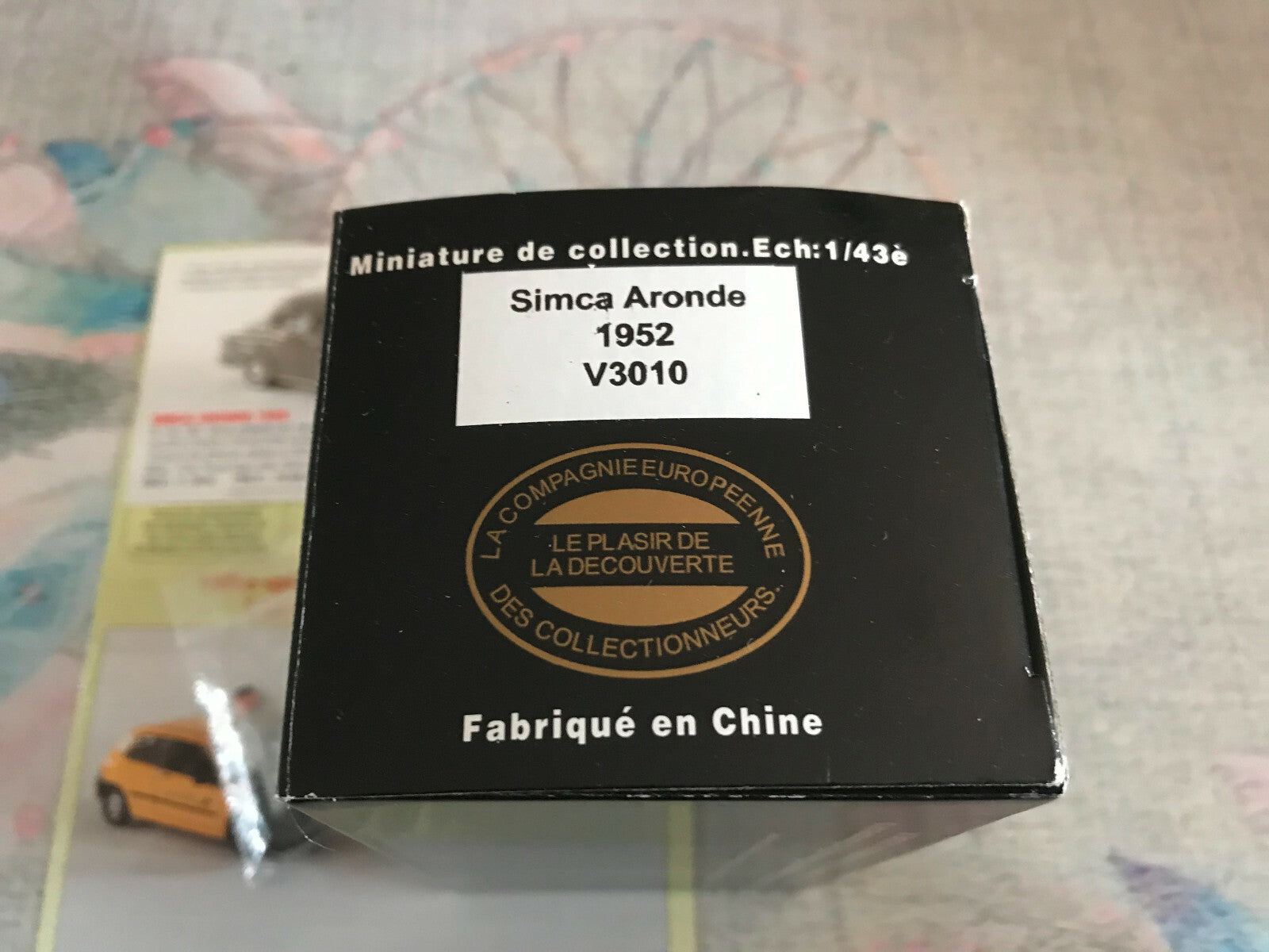 Voiture Miniature Simca Aronde 1952 Nostalgie CEC  au 1/43