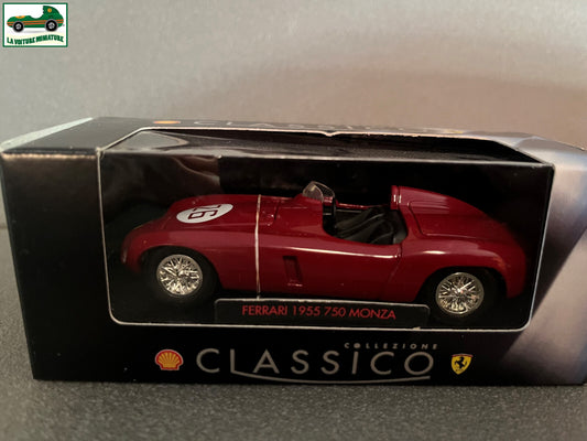 Voiture Miniature Ferrari 1955 750 Monza Collection Classico Shell