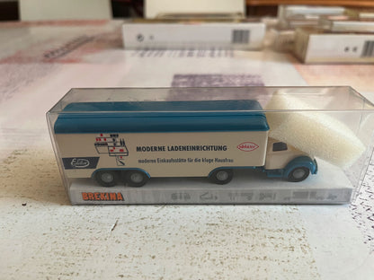 Voiture Miniature Camion Magirus 4500 Edeka 42215 Brekina 1/87 HO