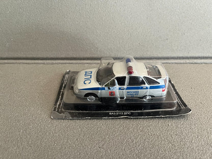 Voiture Miniature Vaz Lada 2112 DPS Ixo DeAgostini URSS Pays Est Russie 1/43