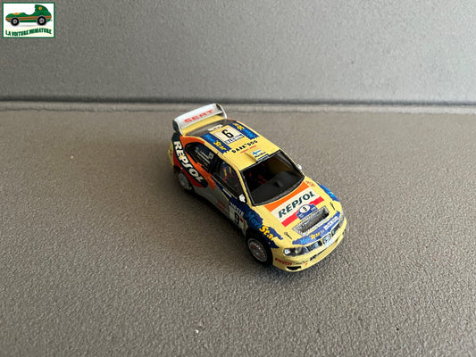 Voiture Miniature Kit monté Seat WRC Provence Moulage au 1/43 Défauts