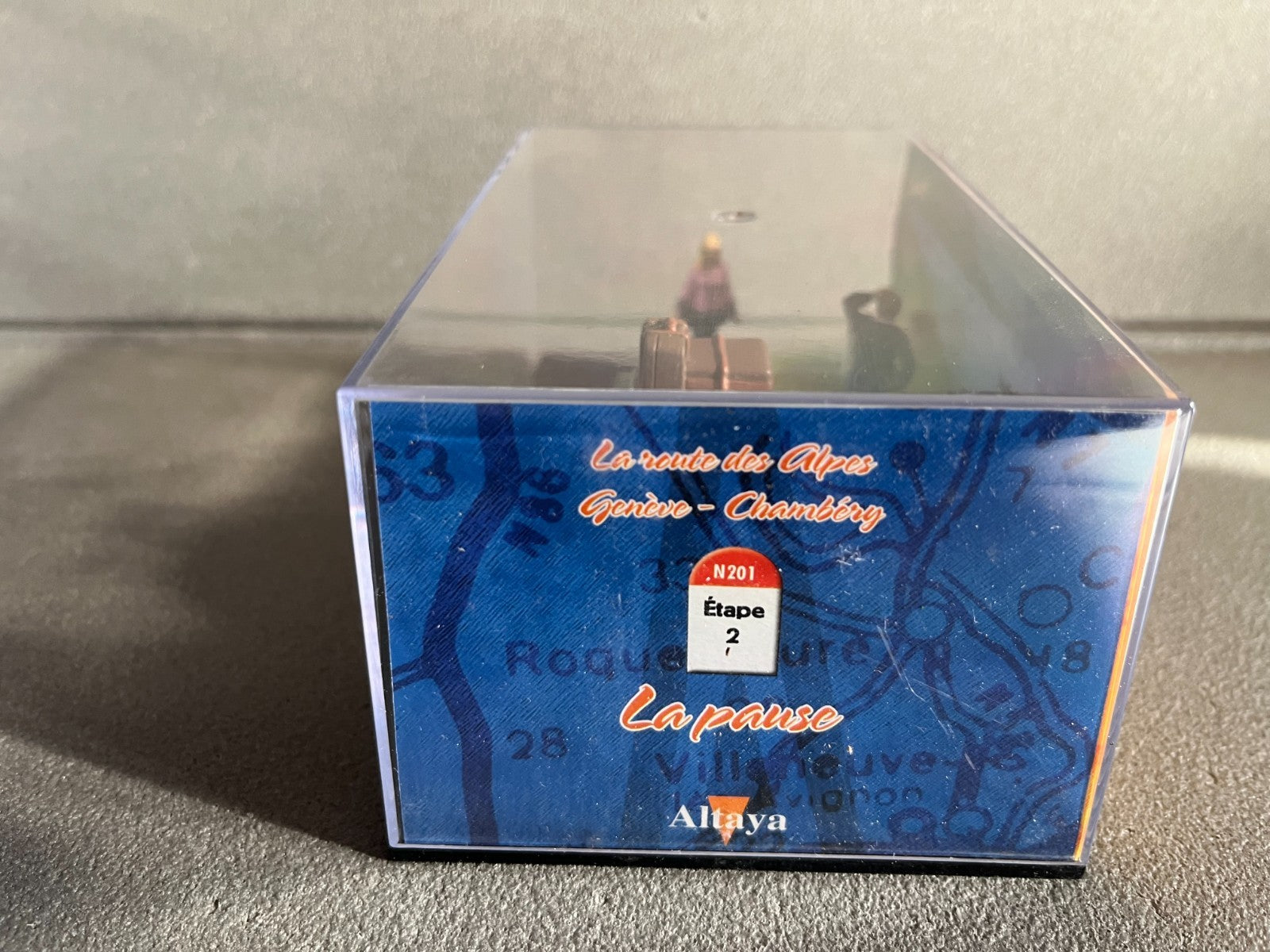 Voiture Miniature Citroen Dyane Etape 2 La Route Bleue RN7 1/43