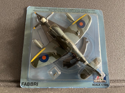Avion miniature Militaire Tempest Fabbri Italeri 1/100