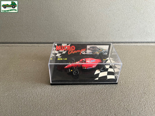 Voiture Miniature Formule 1 F1 Ferrari Alesi MicroChamps Minichamps au 1/64