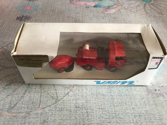 Miniature Pompiers Camion Renault 4x4 Citerne Motopompe Verem V139 1/50 1/43