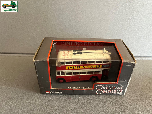 Voiture Miniature Autobus Weymann Trolley Bus Corgi 1/76 Défauts
