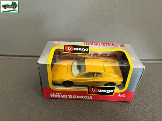 Voiture miniature Ferrari Testarossa cod. 4157 Burago au 1/43
