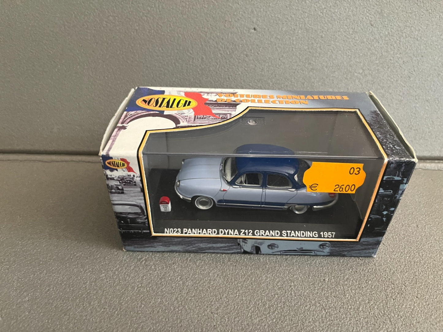 Voiture Miniature Panhard Dyna Z12 Grand Standing 1957 Nostalgie au 1/43