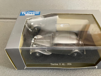 Voiture Miniature Citroen Traction 11 AL 1936 Editions Atlas au 1/43