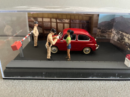 Voiture Miniature Fiat 600 Etape 39 La Route Bleue RN7 1/43