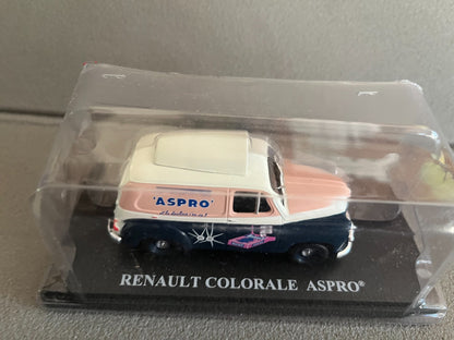 Voiture miniature Renault Colorale Aspro Auto Plus Hachette 1/43
