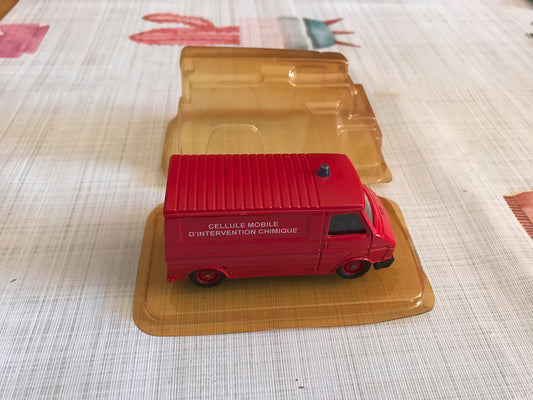 Voiture Miniature Pompiers Citroen C35 VSAB Solido au 1/50