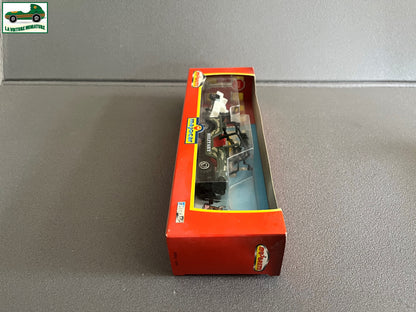 Voiture miniature Majocar 7300 4x4 Jeep Militaire Remorque Majorette