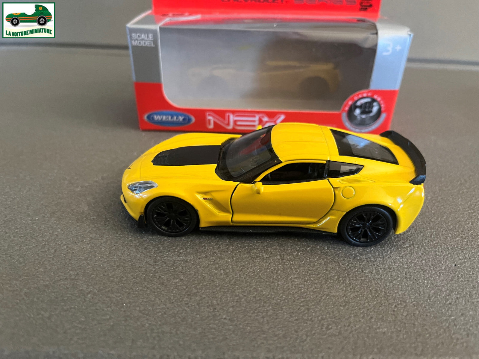 Voiture miniature Chevrolet Corvette Z06 2017 Welly 1/34 - 1/36 - 1/39