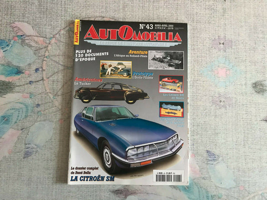 Livre Revue Voiture Automobile Automobilia N°43 2000