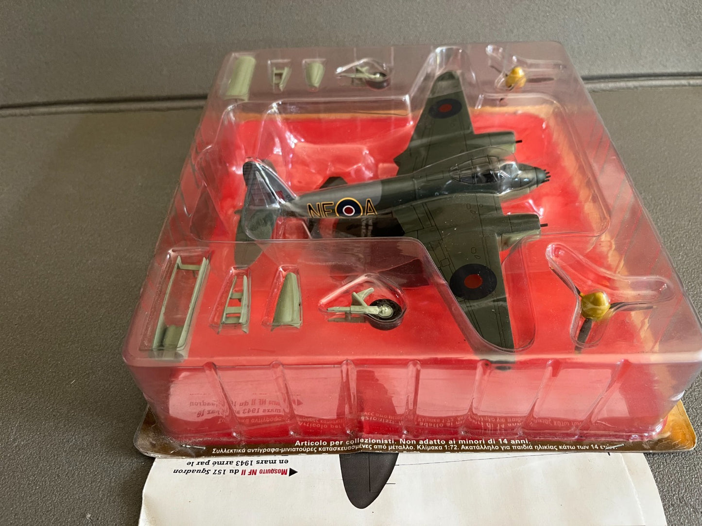 Avion miniature Militaire 2e Guerre De Havilland Mosquito FB MK. VI Altaya 1/72