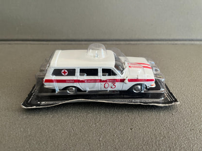 Voiture Miniature Volga 24 03 Ambulance Ixo DeAgostini URSS Pays Est Russie 1/43