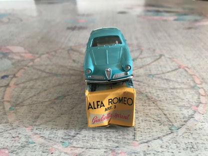 Voiture miniature Alfa Romeo Giulietta Sprint Mercury Hachette 1/48 1/43 Dinky