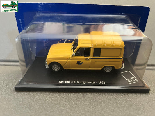 Voiture Miniature Renault 4L Fourgonnette 1962 La Poste au 1/43
