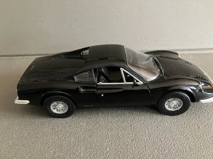 Voiture Miniature Ferrari Dino 246 GT Noire Anson au 1/18