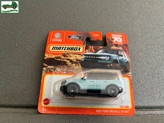 Voiture miniature 2022 Ford Bronco Sport Matchbox 70 Years 1/64