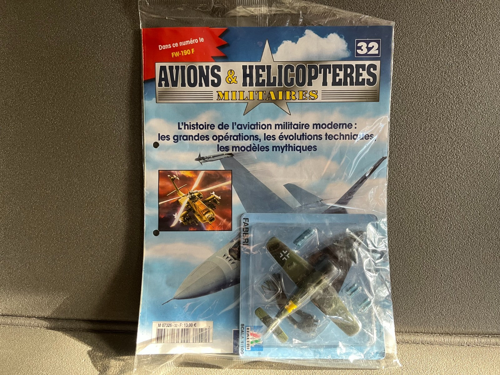 Avion miniature Militaire FW-190F Fabbri Italeri 1/100