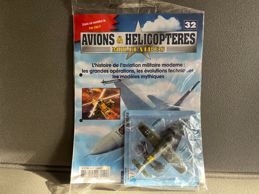 Avion miniature Militaire FW-190F Fabbri Italeri 1/100