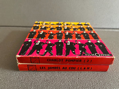 Lot Ancien Super 8 Film Office Charlie Chaplin Charlot Pompier Les Jambes au Cou