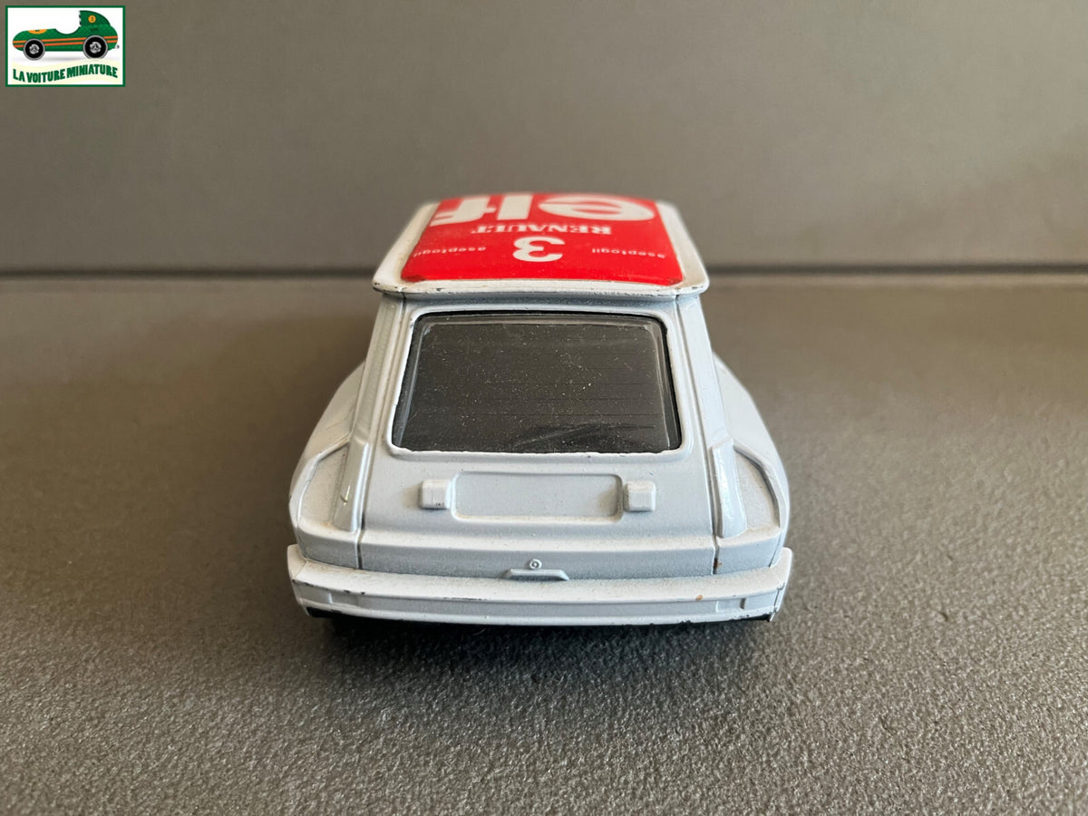 Ancienne Voiture Miniature Renault R5 Turbo Polistil au 1/22 Epave