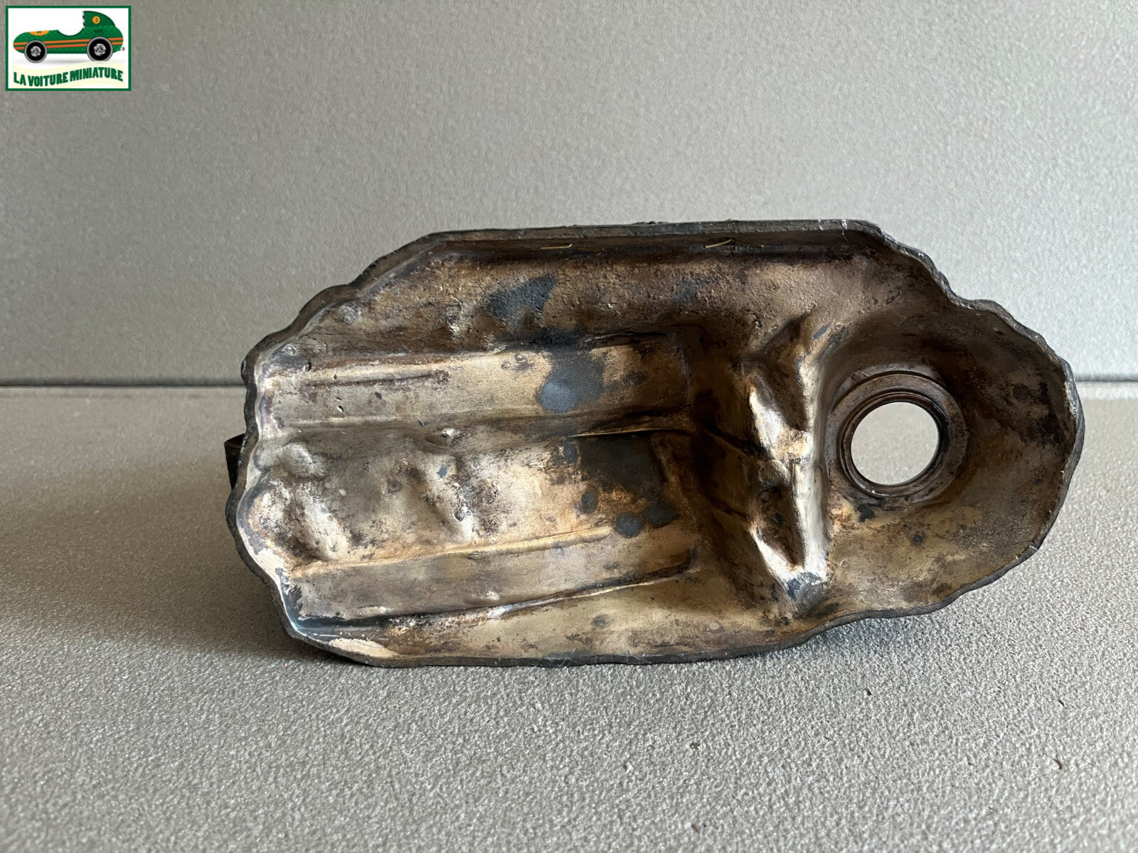 Ancien Miniature Militaire Char Encrier tank Renault FT17 Camp de Sissone
