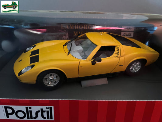 Voiture miniature Lamborghini Miura Polistil au 1/18