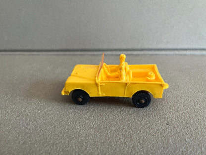 Voiture Miniature Ancien Land Rover Tomte Lardal Norway Plastique Gomme