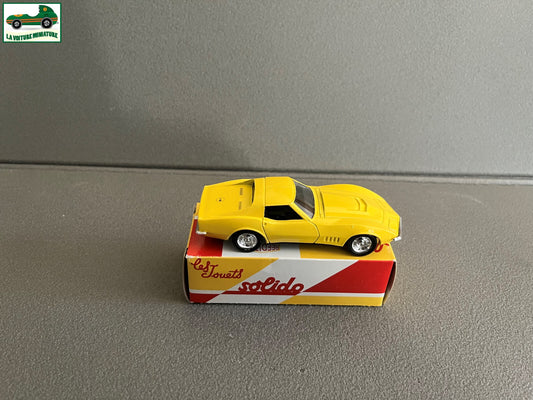Voiture Miniature Chevrolet Corvette 1968 Solido Hachette 1/43