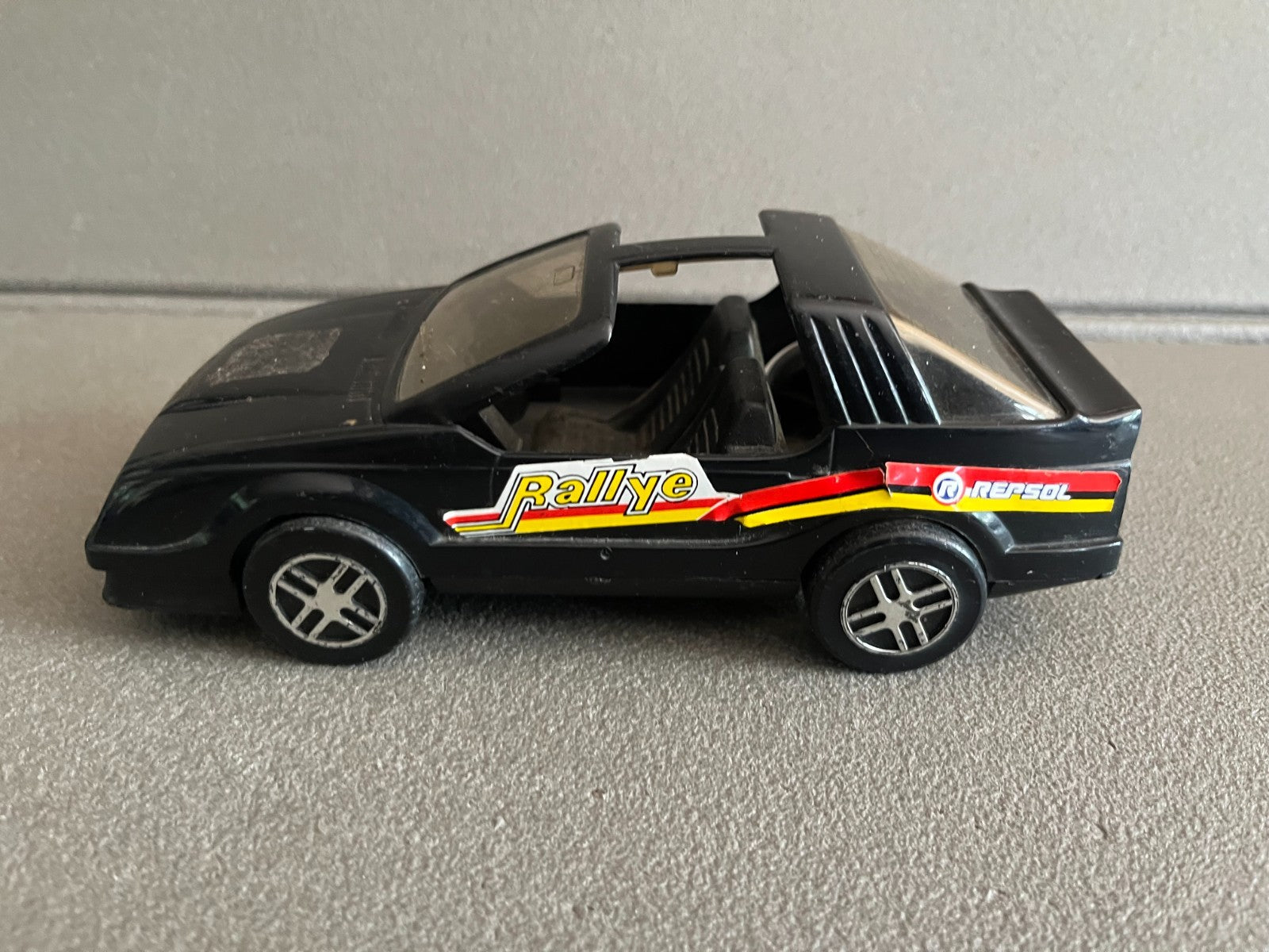 Jouet Ancien Voiture Miniature Plastique Rallye Repsol Gozan Spain