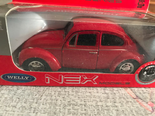 Voiture Miniature Volkswagen Coccinelle Beetle Welly 1/34-39