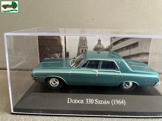 Voiture Miniature Dodge 330 Sedan 1964 Mexique American Cars Altaya au 1/43