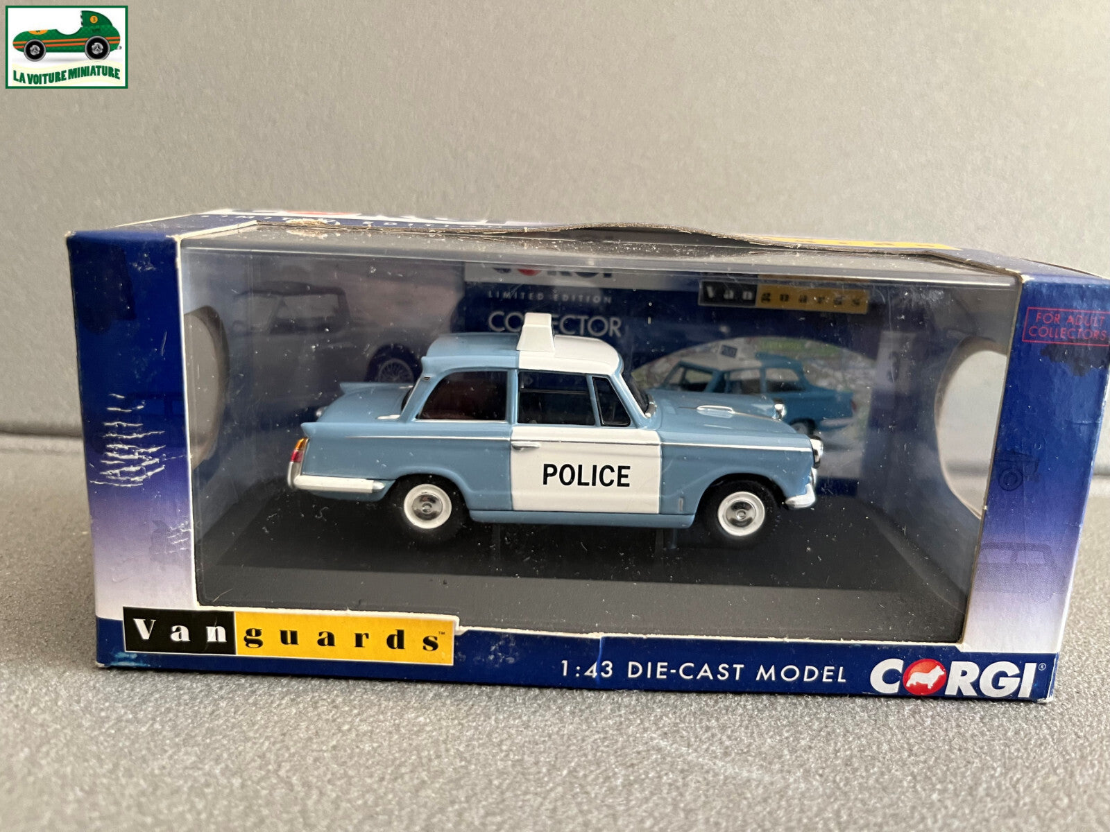 Voiture Miniature Triumph Herald 1200 Police Corgi Vanguards au 1/43