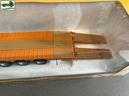 Miniature Agricole Travaux Publics Remorque Dangreville Porte Engins PE 32 1/32