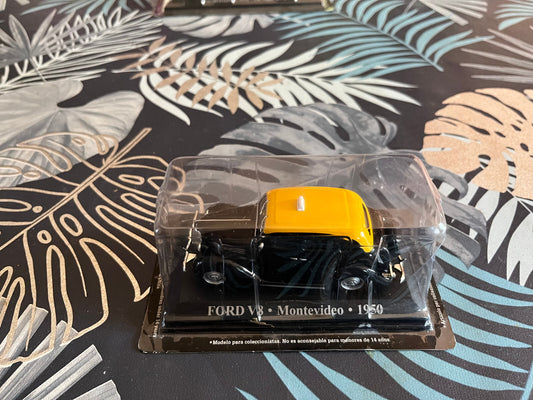 Voiture Miniature Ford V8 Montevideo 1950 Taxi Du Monde au 1/43 Altaya