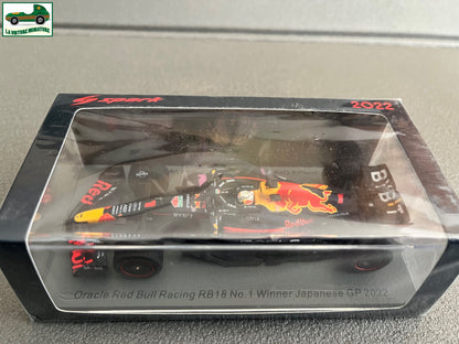 Voiture Miniature Formule 1 F1 Oracle Red Bull Racing RB18 Japon Spark au  1/43