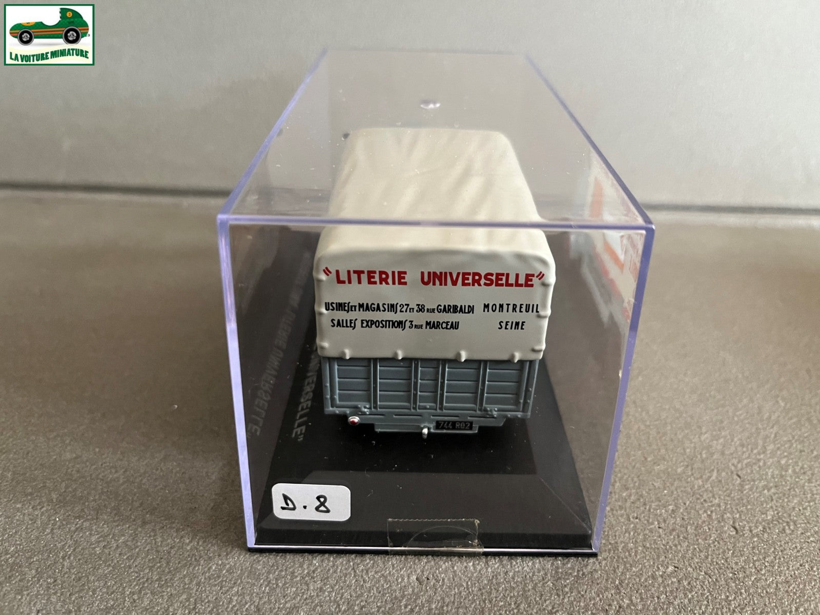 Voiture Miniature Camion Publicitaire Peugeot DMA Literie Universelle au 1/43