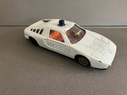 Jouet Ancien Voiture Miniature Tôle Mercedes C111 Yone Japan Yonezawa Friction