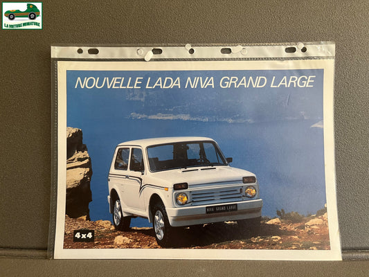 Ancien Dépliant Brochure Documentation Automobile Lada 4x4 Niva Grand Large
