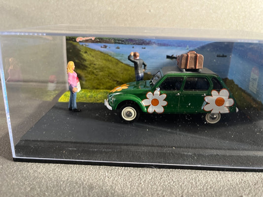 Voiture Miniature Citroen Dyane Etape 2 La Route Bleue RN7 1/43