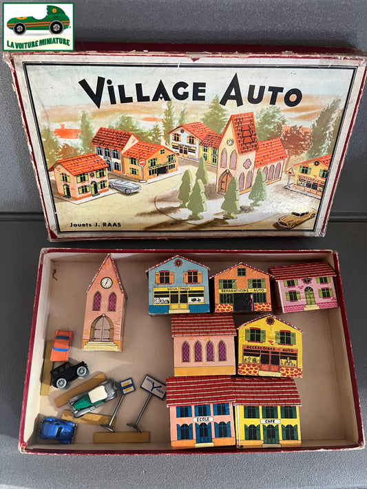 Ancien Jouet Voiture Miniature Village Auto Jouets J. Raas France