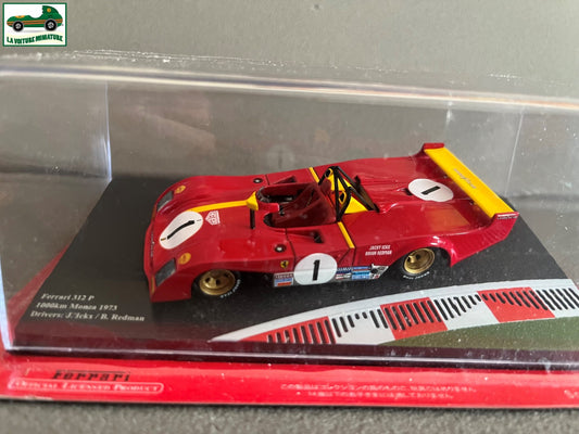 Voiture miniature Collection Ferrari 312P 1000km Monza 1973 au 1/43