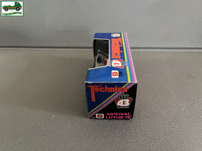 Voiture Miniature Formule 1 F1 Imperial Lotus 78 Technica Japan au 1/43