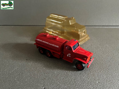 Voiture Miniature GMC Citerne Pompiers Solido au 1/50