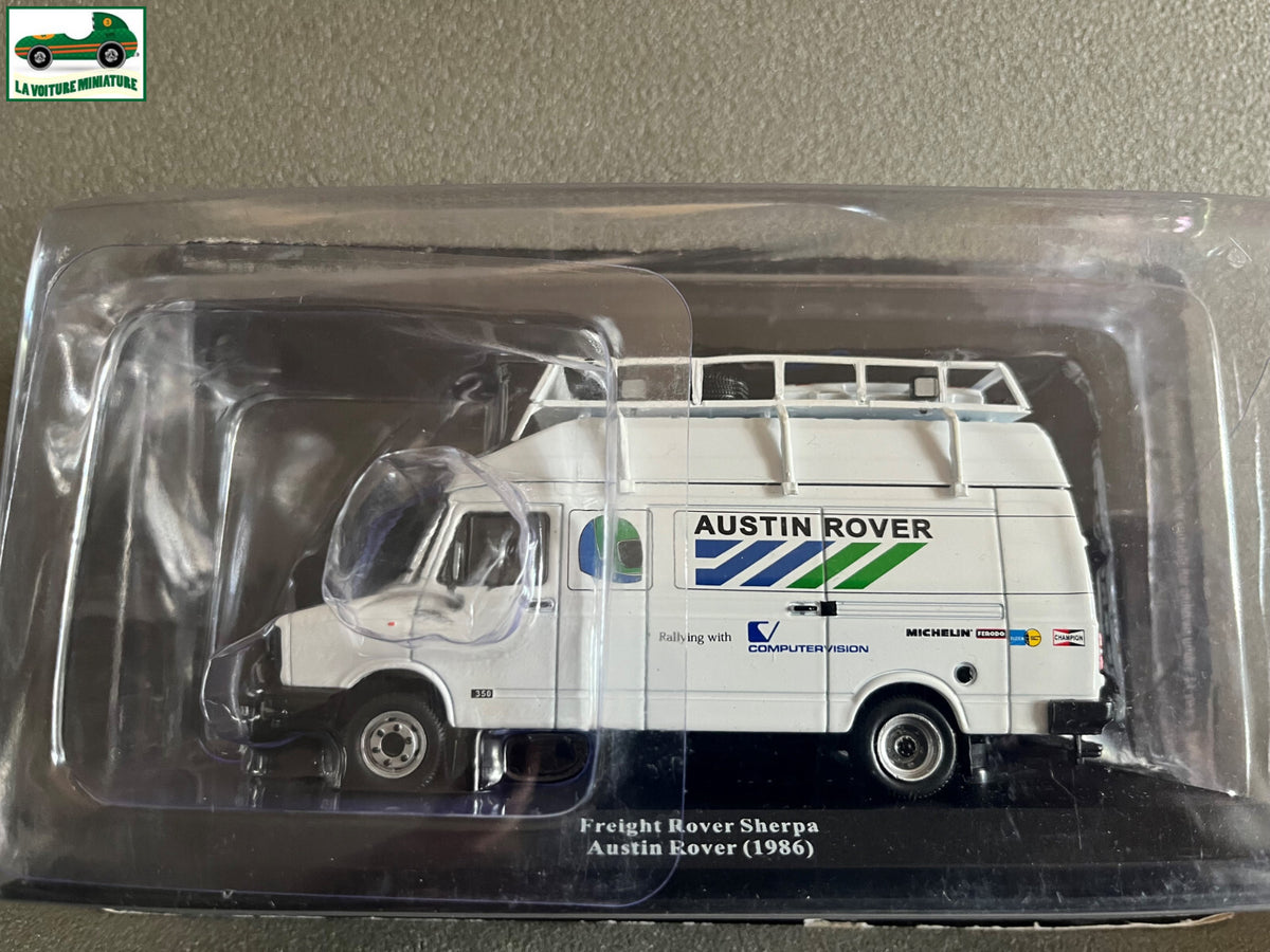 Miniature Camion Assistance Rallye Freight Rover Sherpa Austin 1986 au 1/43