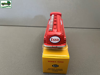 Voiture miniature Tracteur Semi Remorque Panhard ESSO 32 C Dinky Toys Atlas